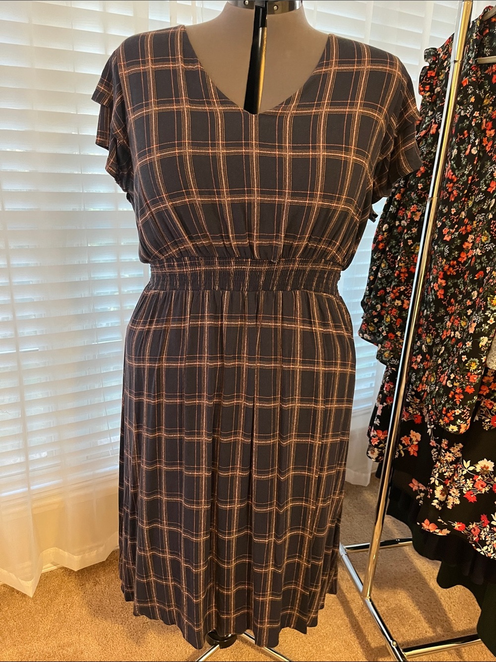 Downing Studio Plaid Dress 3x